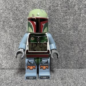 2011 LEGO Star Wars 9” BOBA FETT Alarm Clock Figure Statue Action Figure WORKING
